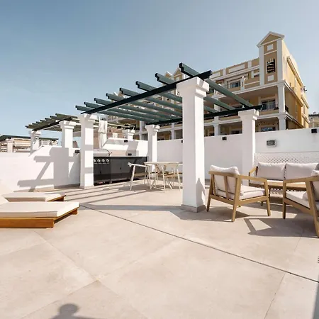 Aloha Gardens Rooftop Terrace Pools Views Апартаменти Марбелья